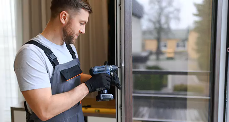 Sliding Screen Door Handle Repair in Richmond West, FL