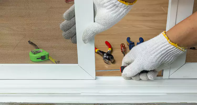 Sliding Glass Door Off Rails Repair in Richmond West, FL