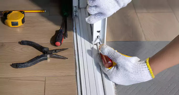 Closet Sliding Door Track Repair in Richmond West, FL